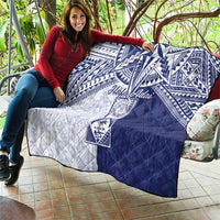 Northern Mariana Islands And Guam Quilt Latte Stone With Tribal Pattern