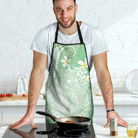 Polynesian Jellyfish Apron With Plumeria Green LT05 - Polynesian Pride