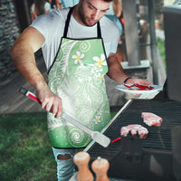 Polynesian Jellyfish Apron With Plumeria Green LT05 - Polynesian Pride