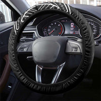 American Samoa Flag Day Steering Wheel Cover Bald Eagle With Polynesian Pattern LT05 - Polynesian Pride