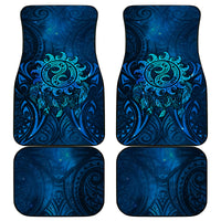 New Zealand Dream Catcher Car Mats Maori Koru Pattern Blue Version