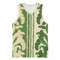 Hawaii Pua Kenikeni Lei Basketball Jersey With Lau Maia Green LT05 Unisex Green - Polynesian Pride