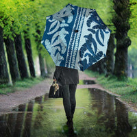Hawaii Pua Kenikeni Lei Umbrella With Lau Maia Royal Blue