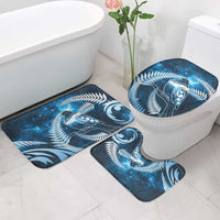 New Zealand Matariki Bathroom Set Pigeon Kereru Maori Fern Art LT05 - Polynesian Pride