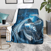 New Zealand Matariki Blanket Pigeon Kereru Maori Fern Art LT05 - Polynesian Pride