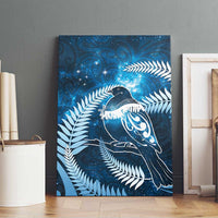 New Zealand Matariki Canvas Wall Art Pigeon Kereru Maori Fern Art LT05 - Polynesian Pride