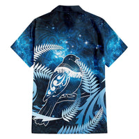 New Zealand Matariki Family Matching Mermaid Dress and Hawaiian Shirt Pigeon Kereru Maori Fern Art LT05 - Polynesian Pride