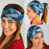 New Zealand Matariki Neck Gaiter Pigeon Kereru Maori Fern Art LT05 - Polynesian Pride