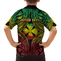Personalised Wallis and Futuna Territory Day Family Matching Puletasi and Hawaiian Shirt Polynesian Pattern Simple Style LT05 - Polynesian Pride