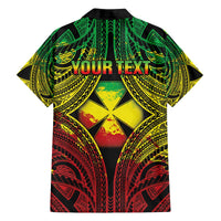 Personalised Wallis and Futuna Territory Day Family Matching Puletasi and Hawaiian Shirt Polynesian Pattern Simple Style LT05 - Polynesian Pride