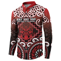 Personalised New Zealand Aotearoa Button Sweatshirt Te Reo Maori Ake Ake Ake - Polynesian Pride