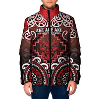 Personalised New Zealand Aotearoa Padded Jacket Te Reo Maori Ake Ake Ake - Polynesian Pride