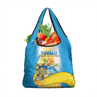 Tuvalu Independence Day Grocery Bag Tuvalu Mo Te Atua LT05 1-pack One Size Yellow - Polynesian Pride