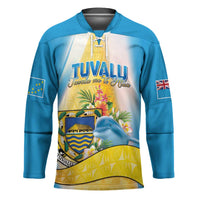 Personalised Tuvalu Independence Day Hockey Jersey Tuvalu Mo Te Atua - Polynesian Pride