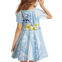 FSM Chuuk Constitution Day Family Matching Off Shoulder Maxi Dress and Hawaiian Shirt Polynesian Curves Plumeria - Polynesian Pride