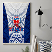 Samoa Rugby Canvas Wall Art 2023 Pacific Championships Polynesian Pattern LT05 - Polynesian Pride