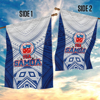 Samoa Rugby Garden Flag 2023 Pacific Championships Polynesian Pattern LT05 - Polynesian Pride