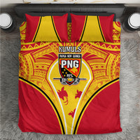 Papua New Guinea Rugby Bedding Set 2023 Pacific Championships The Kumuls LT05 Yellow - Polynesian Pride