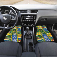 Solomon Islands Christmas Car Mats Festive Beach Vibes - Polynesian Pride