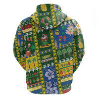 Solomon Islands Christmas Hoodie Festive Beach Vibes - Polynesian Pride
