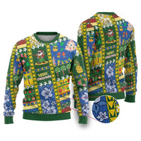 Solomon Islands Christmas Ugly Christmas Sweater Festive Beach Vibes - Polynesian Pride
