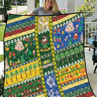 Solomon Islands Christmas Quilt Festive Beach Vibes - Polynesian Pride