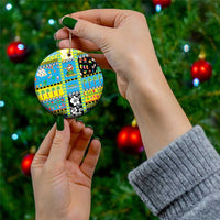 Tuvalu Christmas Ceramic Ornament Festive Beach Vibes LT05 - Polynesian Pride