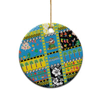 Tuvalu Christmas Ceramic Ornament Festive Beach Vibes LT05 - Polynesian Pride