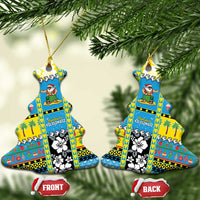 Tuvalu Christmas Ceramic Ornament Festive Beach Vibes LT05 Christmas Tree Blue - Polynesian Pride