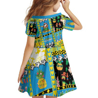 Tuvalu Christmas Family Matching Off Shoulder Maxi Dress and Hawaiian Shirt Festive Beach Vibes LT05 - Polynesian Pride