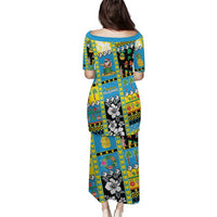 Tuvalu Christmas Family Matching Puletasi and Hawaiian Shirt Festive Beach Vibes LT05 - Polynesian Pride