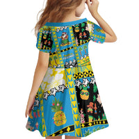 Tuvalu Christmas Family Matching Short Sleeve Bodycon Dress and Hawaiian Shirt Festive Beach Vibes - Polynesian Pride