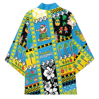 Tuvalu Christmas Kimono Festive Beach Vibes - Polynesian Pride