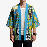 Tuvalu Christmas Kimono Festive Beach Vibes - Polynesian Pride