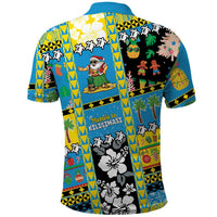 Tuvalu Christmas Polo Shirt Festive Beach Vibes - Polynesian Pride