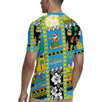 Tuvalu Christmas Rugby Jersey Festive Beach Vibes - Polynesian Pride