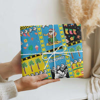 Tuvalu Christmas Wrapping Paper Festive Beach Vibes - Polynesian Pride