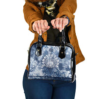 Samoa 685 Shoulder Handbag Polynesian Pattern Tie Dye Style LT05 One Size Blue - Polynesian Pride