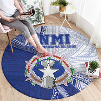 Northern Mariana Islands Round Carpet CNMI Seal LT05