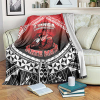 Rugby Tonga MMT Blanket Mana O Tonga LT05 Red - Polynesian Pride