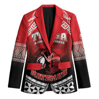 Custom Rugby Tonga MMT Blazer Mana O Tonga LT05 Unisex Red - Polynesian Pride