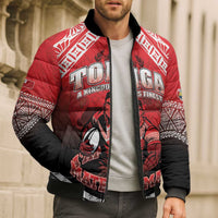 Custom Rugby Tonga MMT Bomber Puffer Jacket Mana O Tonga LT05 - Polynesian Pride