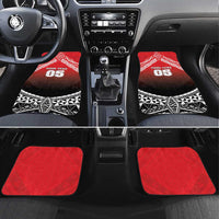 Custom Rugby Tonga MMT Car Mats Mana O Tonga LT05 Set 4pcs Red - Polynesian Pride