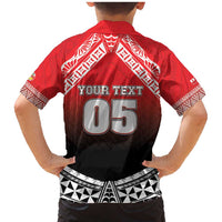 Custom Rugby Tonga MMT Family Matching Mermaid Dress and Hawaiian Shirt Mana O Tonga - Polynesian Pride