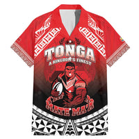 Custom Rugby Tonga MMT Family Matching Mermaid Dress and Hawaiian Shirt Mana O Tonga - Polynesian Pride