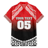 Custom Rugby Tonga MMT Family Matching Off Shoulder Maxi Dress and Hawaiian Shirt Mana O Tonga - Polynesian Pride