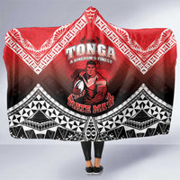 Rugby Tonga MMT Hooded Blanket Mana O Tonga LT05 One Size Red - Polynesian Pride
