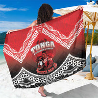 Rugby Tonga MMT Sarong Mana O Tonga LT05 One Size 44 x 66 inches Red - Polynesian Pride