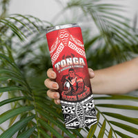 Custom Rugby Tonga MMT Skinny Tumbler Mana O Tonga LT05 - Polynesian Pride
