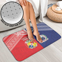 Rugby Samoa And Tonga Bathroom Set Toa Samoa With Mate Maa LT05 - Polynesian Pride